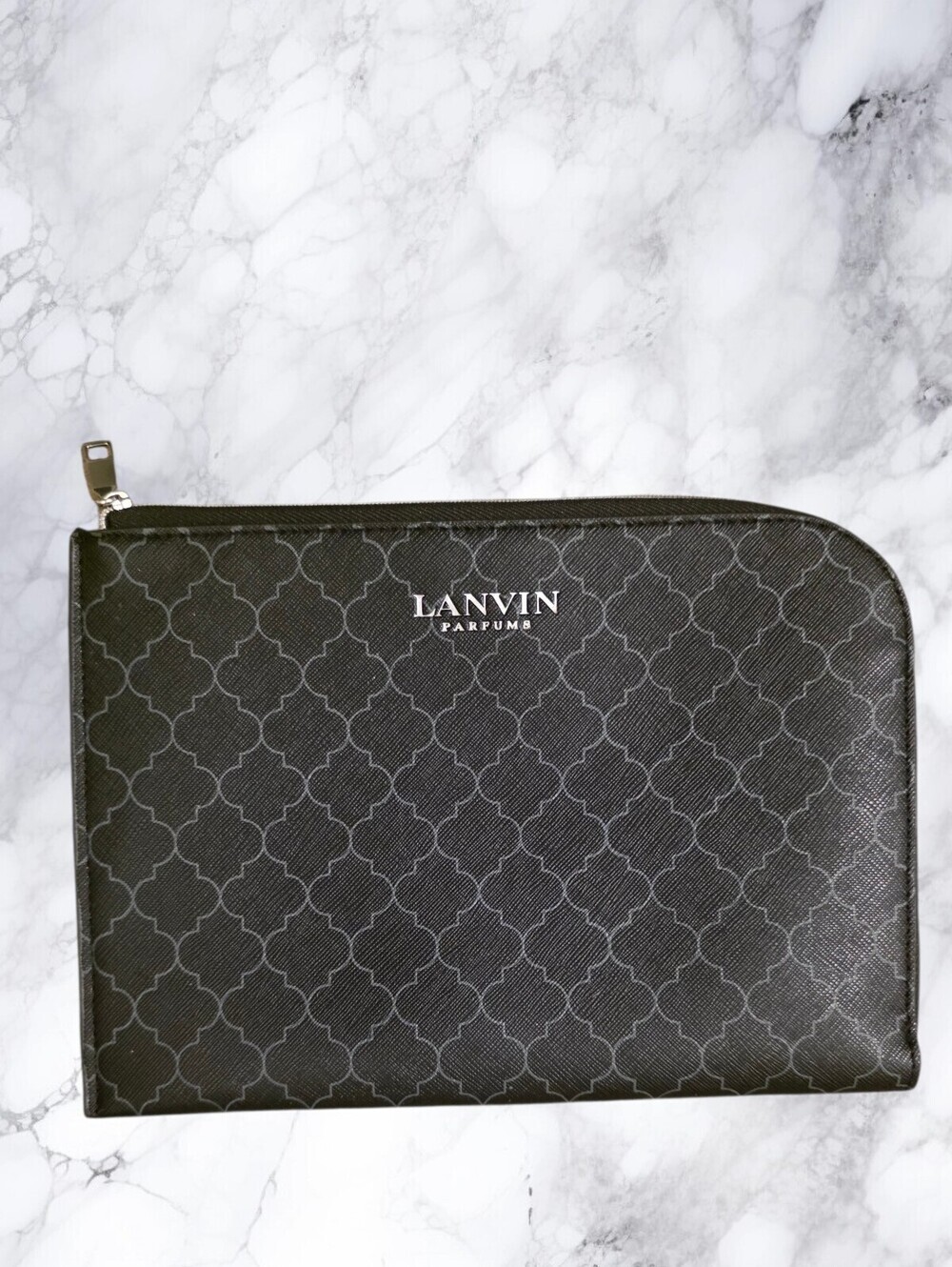 Lanvin Parfums Turkish Airlines Black Travel Amenity Case Pouch Luxury Airline